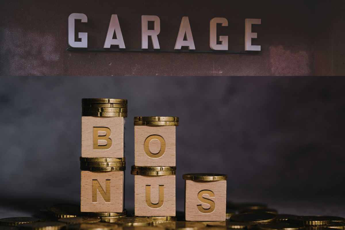 scritte bonus e garage