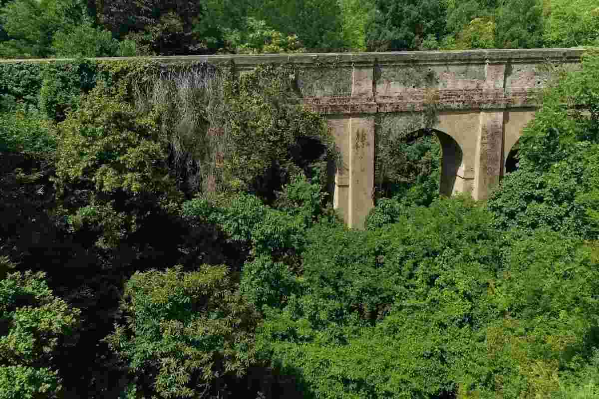 dettaglio dell'acquedotto carolino