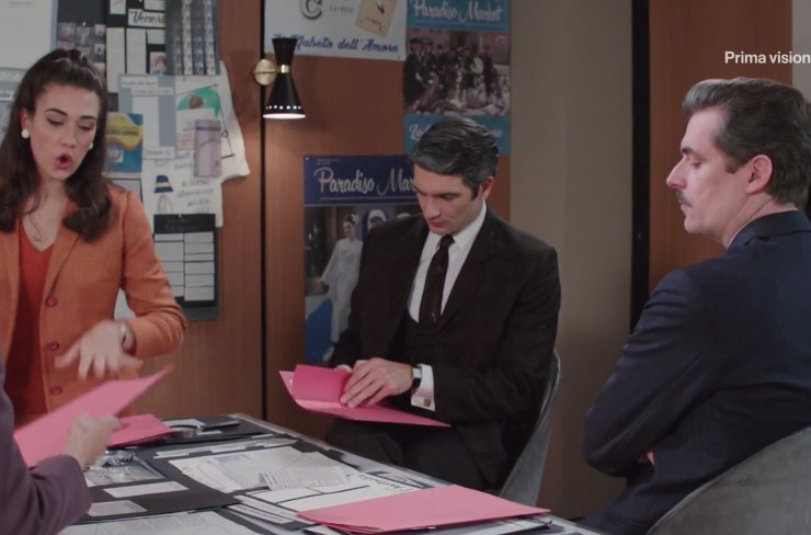 tancredi e rosa a il paradiso delle signore